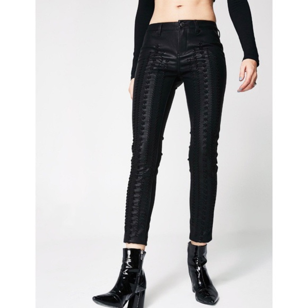 Blank NYC Faux Leather Wake Up Call Skinny Pants